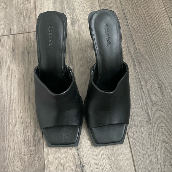 Nordstrom Open Edit Black sandal high heels - Picture 7 of 7